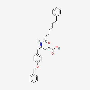 (S)-5-(4-Benzyloxy-phenyl)-4-(7-phenyl-heptanoylamino)-pentanoic acid