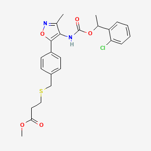 molecular formula C24H25ClN2O5S B1673633 Ki16198 