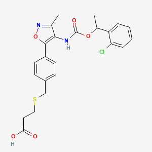 molecular formula C23H23ClN2O5S B1673634 Ki16425 CAS No. 355025-24-0