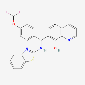 molecular formula C24H17F2N3O2S B1673644 KIN1400 