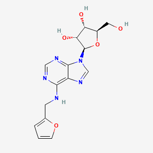 molecular formula C15H17N5O5 B1673649 Furfuryladenosine CAS No. 4338-47-0