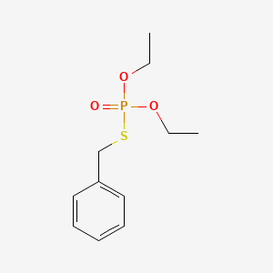 Phosphorothioic acid, O,O-diethyl S-(phenylmethyl) ester