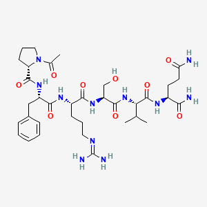 molecular formula C35H55N11O9 B1673659 Kki 5 CAS No. 97145-43-2