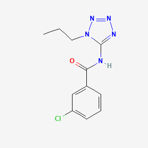 molecular formula C15H9ClFN3O2 B1673664 KKL-35 CAS No. 865285-29-6