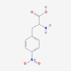 molecular formula C9H10N2O4 B167367 4-Nitro-DL-phenylalanine CAS No. 1991-83-9