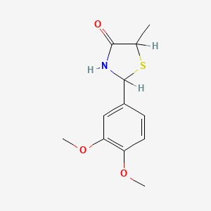 molecular formula C12H15NO3S B1673670 Mezolidon CAS No. 82697-73-2