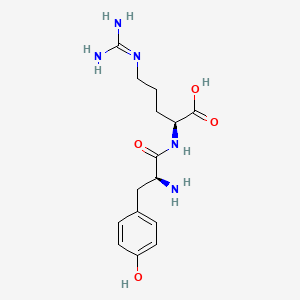 molecular formula C15H23N5O4 B1673678 Kyotorphin CAS No. 70904-56-2