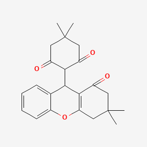 2-(3,3-dimethyl-1-oxo-4,9-dihydro-2H-xanthen-9-yl)-5,5-dimethylcyclohexane-1,3-dione