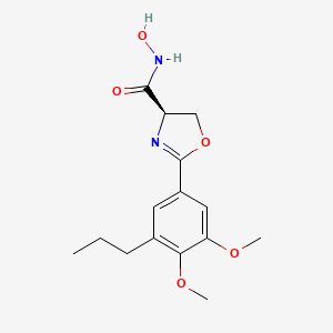 (4r)-2-(3,4-Dimethoxy-5-Propylphenyl)-N-Hydroxy-4,5-Dihydro-1,3-Oxazole-4-Carboxamide