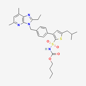 molecular formula C30H38N4O4S2 B1673698 L-162313 CAS No. 151488-11-8