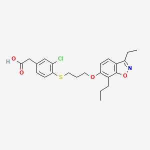 molecular formula C23H26ClNO4S B1673702 L-165461 