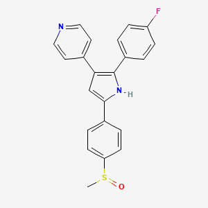 molecular formula C22H17FN2OS B1673703 L-167307 CAS No. 188352-45-6