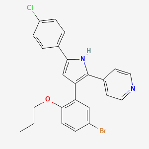 molecular formula C24H20BrClN2O B1673704 L-168049 CAS No. 191034-25-0