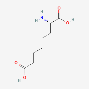 molecular formula C8H15NO4 B1673712 (S)-2-Aminooctanedioic acid CAS No. 4254-88-0