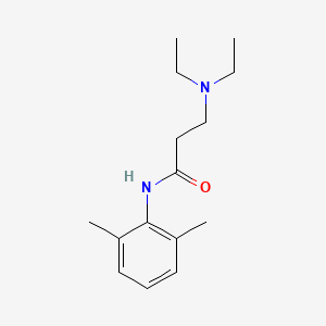 molecular formula C15H24N2O B1673713 Antiarrhythmic agent-3 CAS No. 21236-52-2