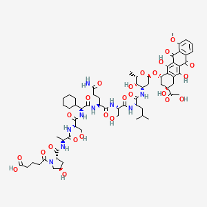 molecular formula C65H89N9O25 B1673727 Unii-vdxvabrqtv CAS No. 207395-85-5