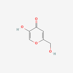 molecular formula C6H6O4 B1673743 Kojic acid CAS No. 501-30-4