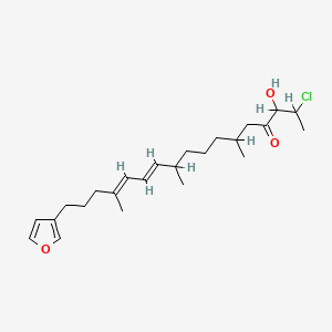 molecular formula C24H37ClO3 B1673749 Konakhin CAS No. 132970-80-0