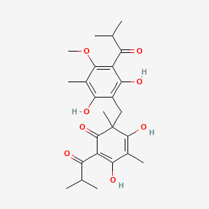 B1673756 Kosotoxin CAS No. 1400-16-4
