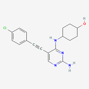 molecular formula C18H19ClN4O B1673762 KP 544 CAS No. 393856-87-6
