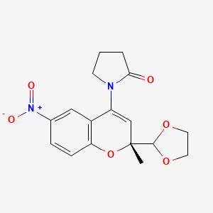 molecular formula C17H18N2O6 B1673765 KR-30450 CAS No. 172489-10-0