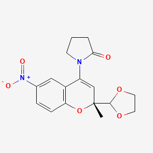 molecular formula C17H18N2O6 B1673765 Unii-48YE39tytk CAS No. 172489-10-0