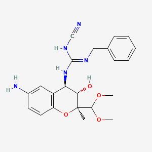 molecular formula C22H27N5O4 B1673766 KR-31378 CAS No. 335381-68-5