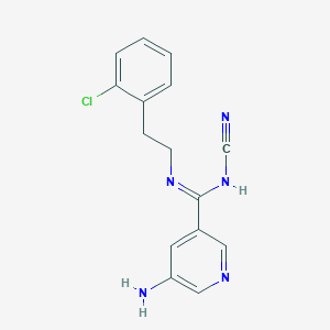 molecular formula C15H14ClN5 B1673776 KRN4884 