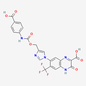 molecular formula C22H14F3N5O7 B1673780 Krp-199 CAS No. 221164-28-9