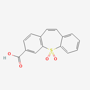 Dibenzo(b,f)thiepin-3-carboxylic acid, 5,5-dioxide