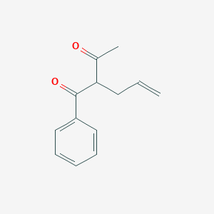 molecular formula C13H14O2 B167381 1,3-Butanedione, 1-phenyl-2-(2-propenyl)- CAS No. 10225-38-4