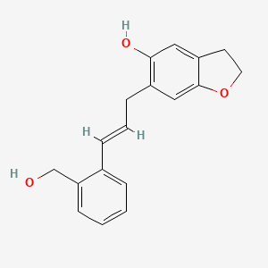 molecular formula C18H18O3 B1673812 L-651896 CAS No. 99134-29-9
