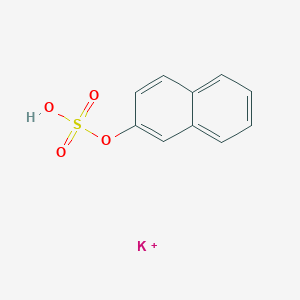 molecular formula C10H8KO4S+ B167382 2-萘酚，硫酸氢钾盐 CAS No. 1733-89-7