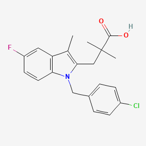 molecular formula C21H21ClFNO2 B1673820 L 655240 CAS No. 103253-15-2