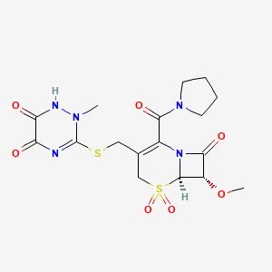 molecular formula C17H21N5O7S2 B1673826 L 659286 CAS No. 119742-06-2