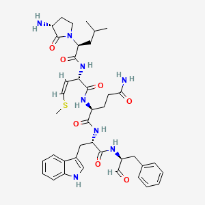 molecular formula C40H52N8O7S B1673828 Cyclo(gln-trp-phe-gly(anc-2)-leu-met) CAS No. 125989-10-8