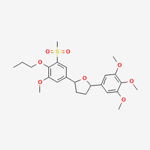 molecular formula C24H32O8S B1673832 (Rac)-L-659989 CAS No. 129314-27-8