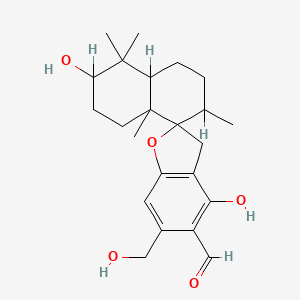 molecular formula C23H32O5 B1673844 ATCC 20928 factor B CAS No. 134313-74-9