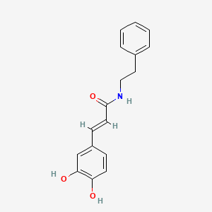 molecular formula C17H17NO3 B1673848 Caffeic Acid Phenethyl Amide CAS No. 105955-01-9