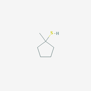 molecular formula C6H12S B167385 1-Methylcyclopentanethiol CAS No. 1638-95-5