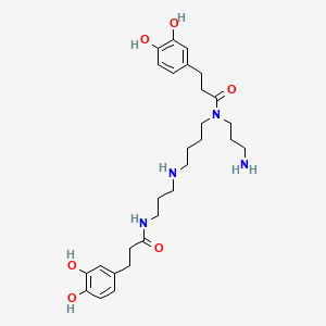 molecular formula C28H42N4O6 B1673867 Kukoamine B CAS No. 164991-67-7
