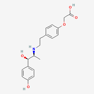 molecular formula C19H23NO5 B1673868 Unii-C9A6WR7ptd CAS No. 220129-58-8
