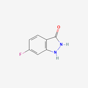 molecular formula C7H5FN2O B1673870 6-Fluoro-1H-indazol-3(2H)-one CAS No. 2065250-25-9