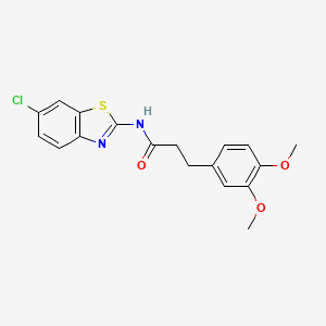 molecular formula C18H17ClN2O3S B1673880 KY02111 CAS No. 1118807-13-8