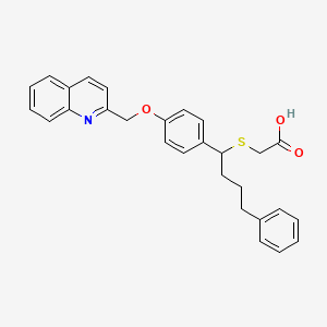 molecular formula C28H27NO3S B1673890 L 674573 CAS No. 127481-29-2