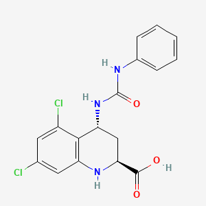 molecular formula C17H15Cl2N3O3 B1673909 L-689560 CAS No. 139051-78-8