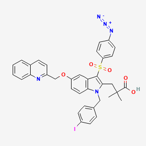 molecular formula C36H30IN5O5S B1673913 L-691678 CAS No. 144210-49-1