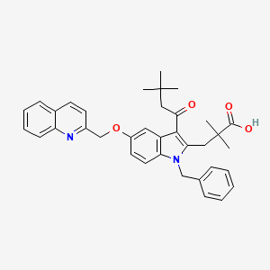 molecular formula C36H38N2O4 B1673915 L-691831 CAS No. 136668-70-7