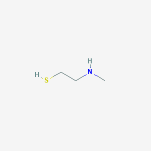 molecular formula C3H9NS B167392 Ethanethiol, 2-(methylamino)- CAS No. 10061-40-2