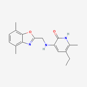 molecular formula C18H21N3O2 B1673925 L-697639 CAS No. 135525-77-8